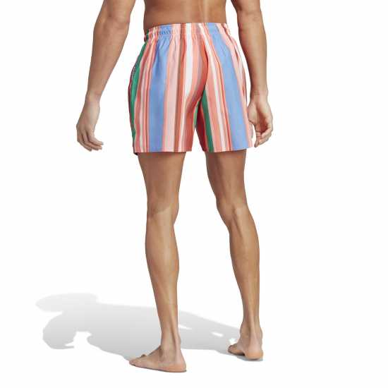 Adidas Мъжки Плувни Шорти Striped Swim Shorts Mens  Мъжки къси панталони