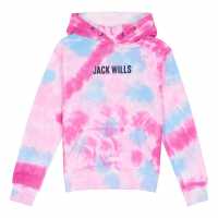 Jack Wills Sky Print Lb Hdy Ch99  Детски суитчъри и блузи с качулки