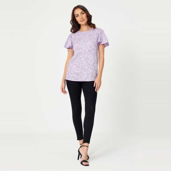 Slv Sequin Top  Дамски ризи и тениски