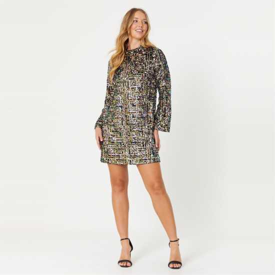 Women's Sequin Shift Dress Women's Sequin Shift Dress