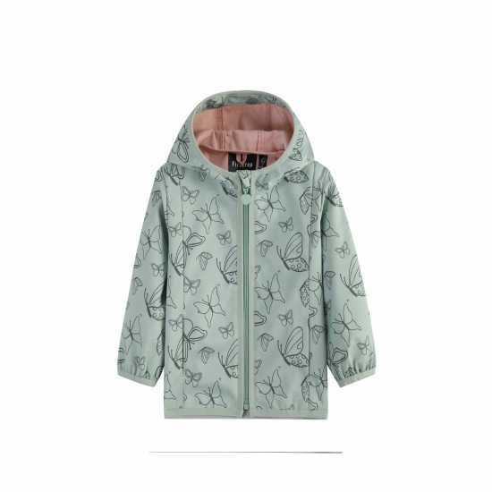 Firetrap Яке Момичета Butterfly Soft-Shell Rain Jacket Infant Girls  Детски якета и палта