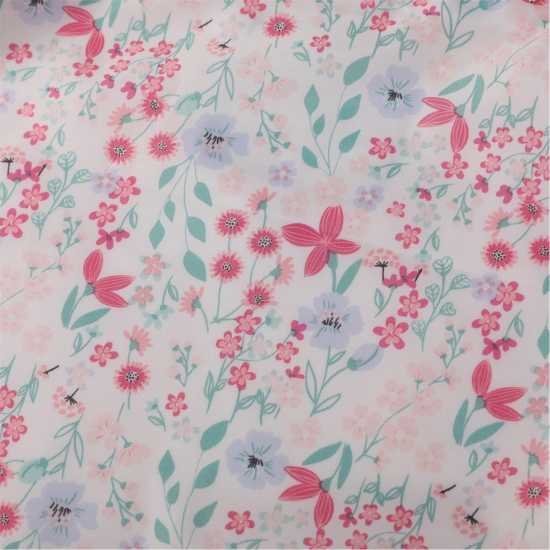 Firetrap Kids Enchanted Blossom Pink Floral Water Resistant Hooded Long Sleeve Rain Anorak Благороден розов 
