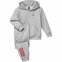 Adidas Екип Невръстни Деца Oth Fleece Tracksuit Infants Grey Heather Детски спортни екипи