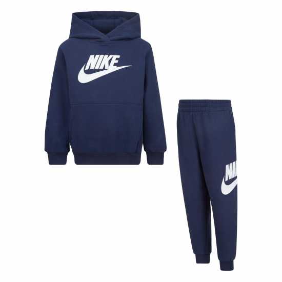 Nike Екип Невръстни Деца Fleece Tracksuit Infants Морска синьо 