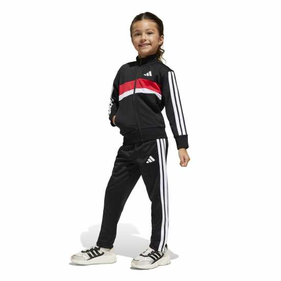 Adidas Seasonal Essentials Tiberio 3-Stripes Tricot Track Suit Kids  
