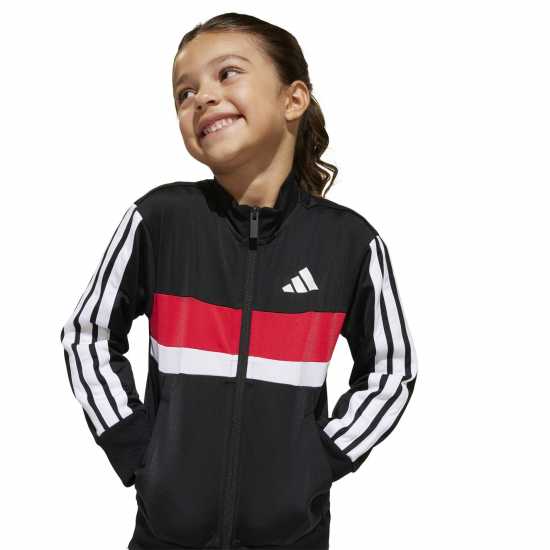 Adidas Seasonal Essentials Tiberio 3-Stripes Tricot Track Suit Kids  