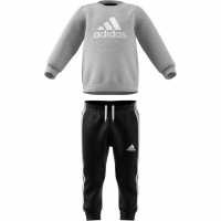 Adidas Crew Set Infant Grey/Blk/Wht Детски полар