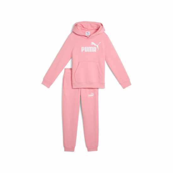 Puma Unisex Pre School Fleece Tracksuit Розово Puma Unisex Pre School Fleece Tracksuit Розово