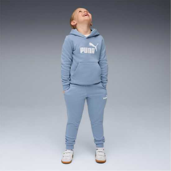 Puma Unisex Pre School Fleece Tracksuit Синьо Puma Unisex Pre School Fleece Tracksuit Синьо