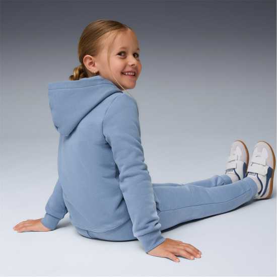 Puma Unisex Pre School Fleece Tracksuit Синьо Puma Unisex Pre School Fleece Tracksuit Синьо