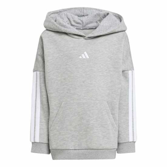 Adidas Екип Невръстни Деца 3-Stripes Essentials Fleece Tracksuit Infants Сиво/Бяло 