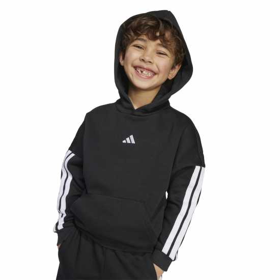Adidas Екип Невръстни Деца 3-Stripes Essentials Fleece Tracksuit Infants Черно/Бяло Adidas Екип Невръстни Деца 3-Stripes Essentials Fleece Tracksuit Infants Черно/Бяло