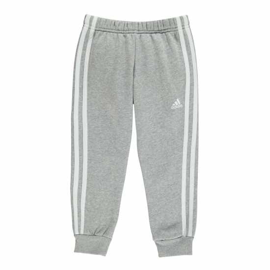 Adidas 3 Stripe Fleece Tracksuit Pink/Grey Детски спортни екипи