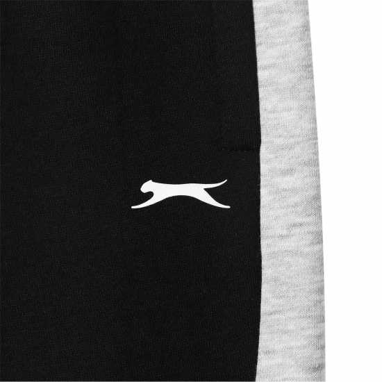 Slazenger Fleece Full Zip Tracksuit Infant Черно 