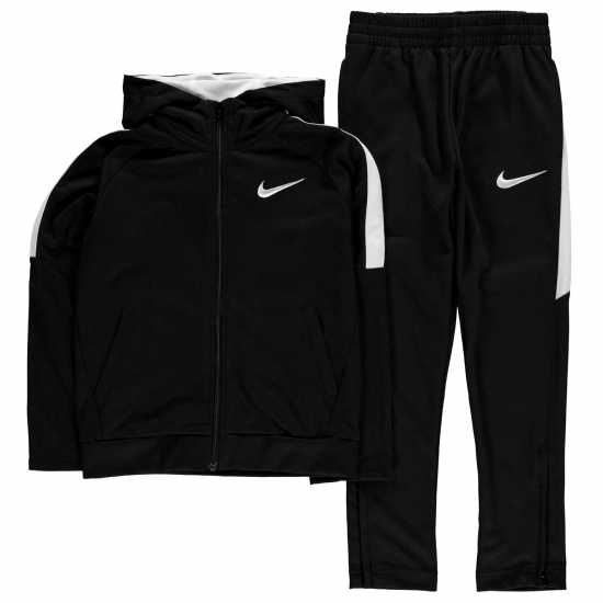 Nike Hooded Tracksuit Infant Boys Черно Детски спортни екипи