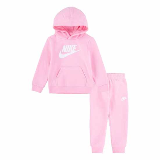 Nike Спортен Комплект Момичета Fleece Tracksuit Infant Girls