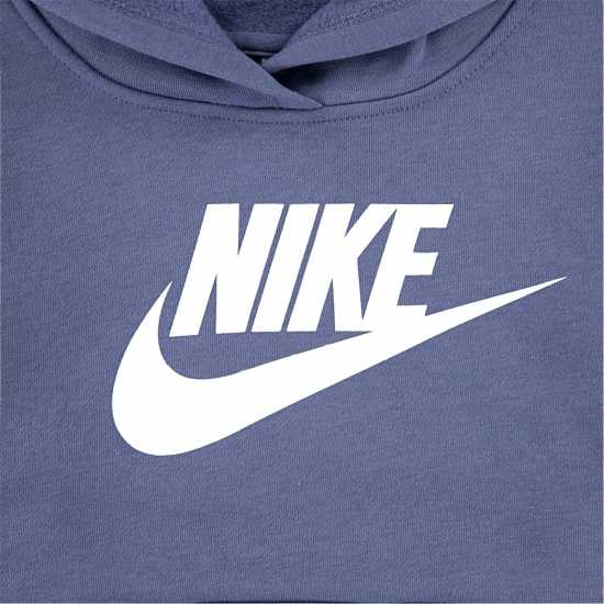 Nike Спортен Комплект Момичета Fleece Tracksuit Infant Girls Индиго 
