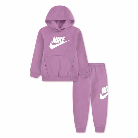Nike Спортен Комплект Момичета Fleece Tracksuit Infant Girls  