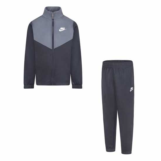 Nike Nsw Poly Tracksuit Infant Boys Сиво/Бяло 