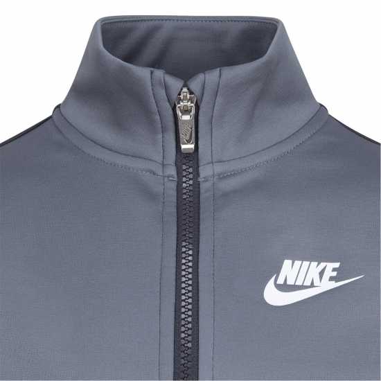 Nike Nsw Poly Tracksuit Infant Boys Сиво/Бяло 