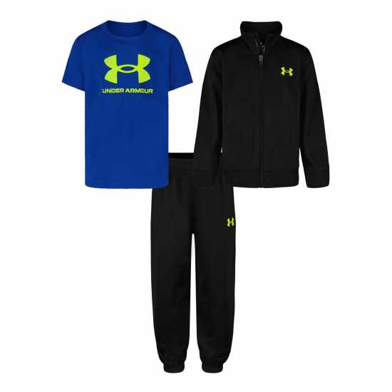 Under Armour Kids' Brawler Poly Tracksuit Черно/Синьо 