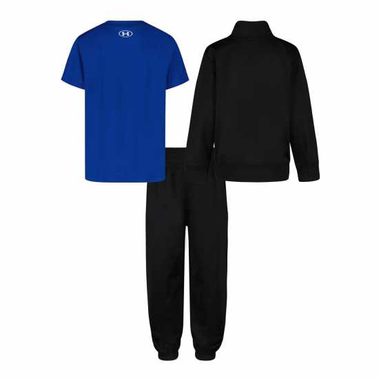 Under Armour Kids' Brawler Poly Tracksuit Черно/Синьо 
