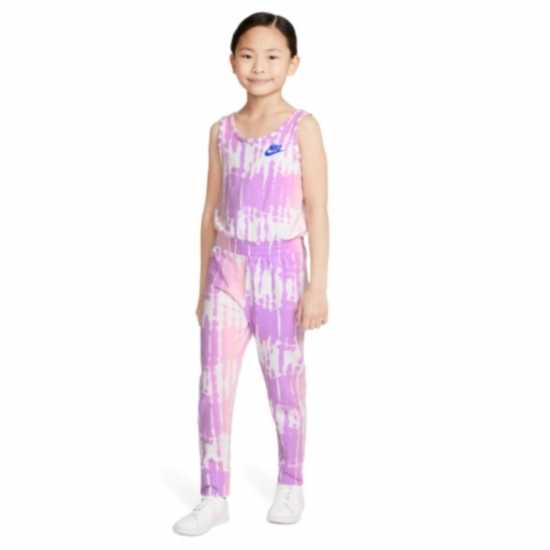 Nike Екип Невръстни Деца Dye Jumpsuit Infants Pink Детски спортни екипи