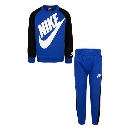 Nike Futura Crew Sweater And Bottoms Set Infant Boys Game Royal 