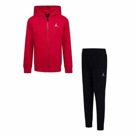 Екип Невръстни Деца Air Jordan Air Fleece Tracksuit Infants Черно 