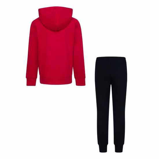 Екип Невръстни Деца Air Jordan Air Fleece Tracksuit Infants Черно 
