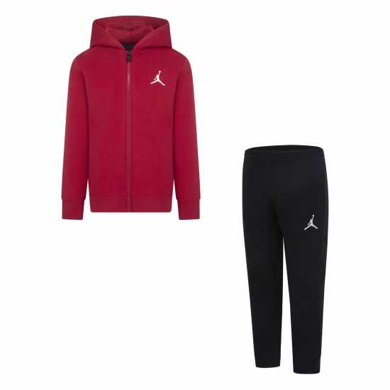 Екип Невръстни Деца Air Jordan Air Fleece Tracksuit Infants Черно 
