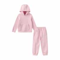 Slazenger Oth Tracksuit Set Infant Меко розово 
