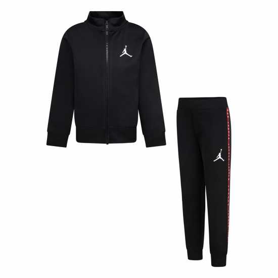 Air Jordan Unisex Kids' Tape Poly Tracksuits Черно/Червено 