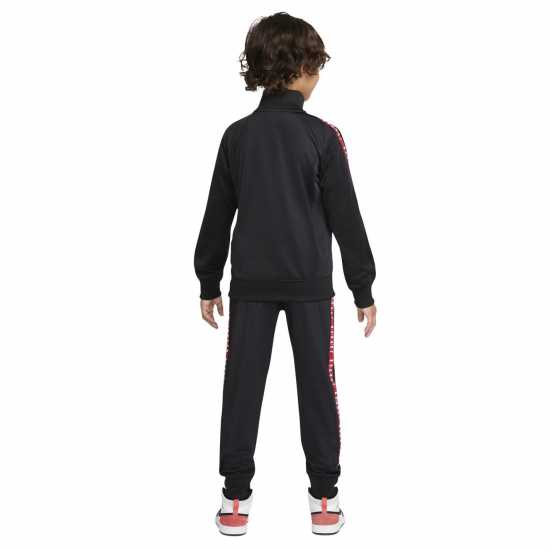 Air Jordan Unisex Kids' Tape Poly Tracksuits Черно/Червено 