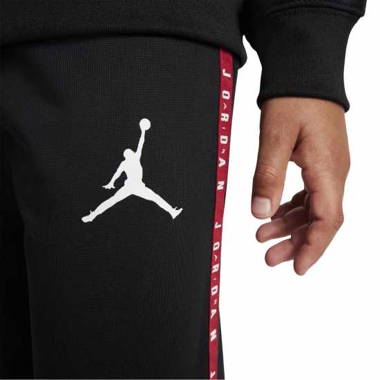 Air Jordan Unisex Kids' Tape Poly Tracksuits Черно/Червено 