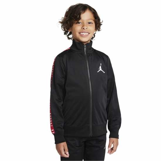 Air Jordan Unisex Kids' Tape Poly Tracksuits Черно/Червено 