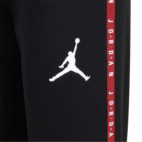 Air Jordan Unisex Kids' Tape Poly Tracksuits Черно/Червено 