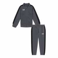 Under Armour Armour Knit Track Suit Infant Boys Grey/Black Детски спортни екипи