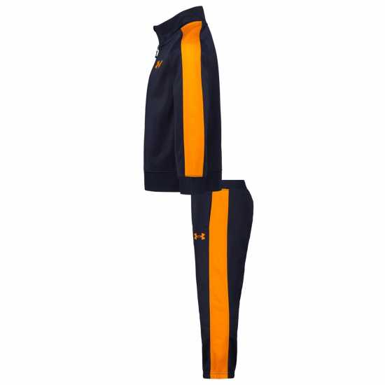 Детски спортни екипи Under Armour Armour Knit Track Suit Infant Boys Navy/Orange Under Armour Armour Knit Track Suit Infant Boys Navy/Orange Детски спортни екипи