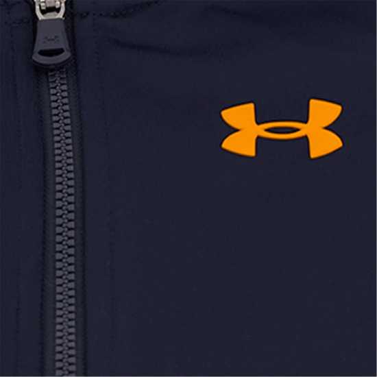 Детски спортни екипи Under Armour Armour Knit Track Suit Infant Boys Navy/Orange Under Armour Armour Knit Track Suit Infant Boys Navy/Orange Детски спортни екипи