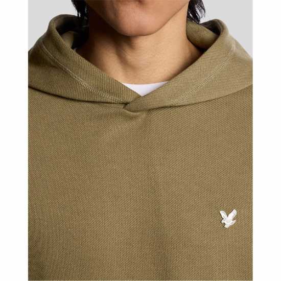 Lyle And Scott Diagonal Weave Hoodie  