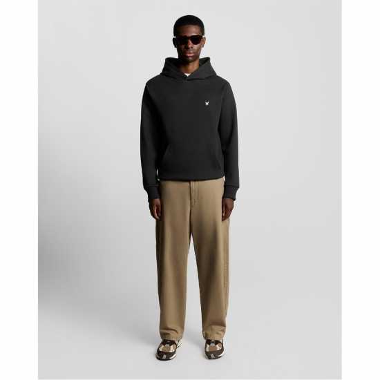 Lyle And Scott Diagonal Weave Hoodie  