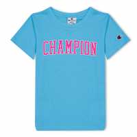 Champion Roc Pus Ts Ch99 Blue Детски тениски и фланелки