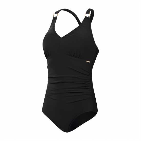 Дамски бански Speedo Womens Shaping V Neck 1 Piece Speedo Womens Shaping V Neck 1 Piece Дамски бански