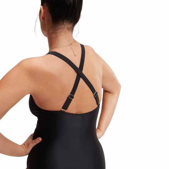 Дамски бански Speedo Womens Shaping V Neck 1 Piece Speedo Womens Shaping V Neck 1 Piece Дамски бански