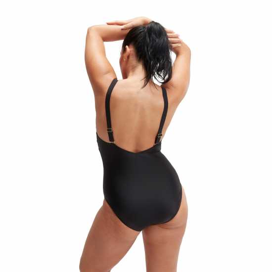 Дамски бански Speedo Shp Sq Nck 1P Ld43 Speedo Shp Sq Nck 1P Ld43 Дамски бански