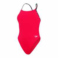 Speedo Lattice Tie-Back Swimsuit Womens