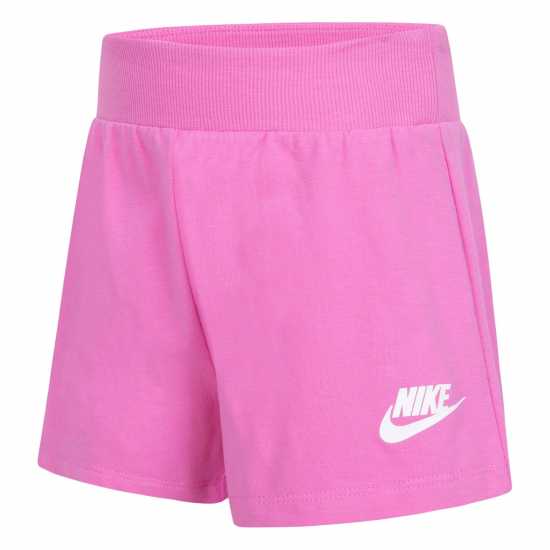 Nike Logo Shorts Infants Игриво розово Детски къси панталони