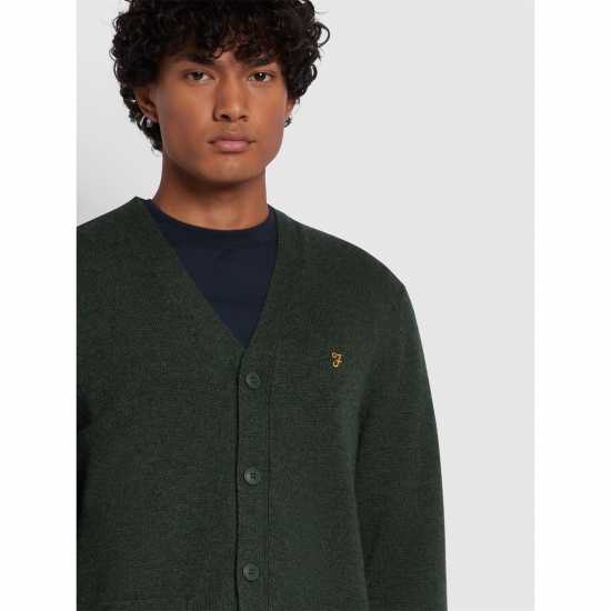 Farah Birchall Cardi Sn99 Evergreen Мъжки пуловери и жилетки