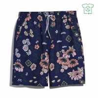 Мъжки плувни шорти и клинове Farah Colbert Floral Swim Shorts Богата Индиго Farah Colbert Floral Swim Shorts Богата Индиго Мъжки плувни шорти и клинове